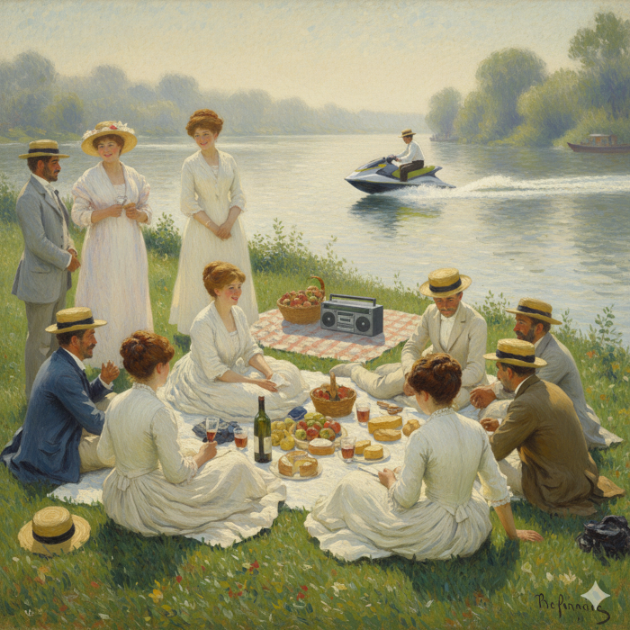 Pierre-Auguste Renoir - The Picnic